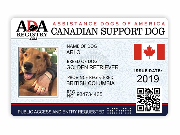 ADA Assistance Dog Registry