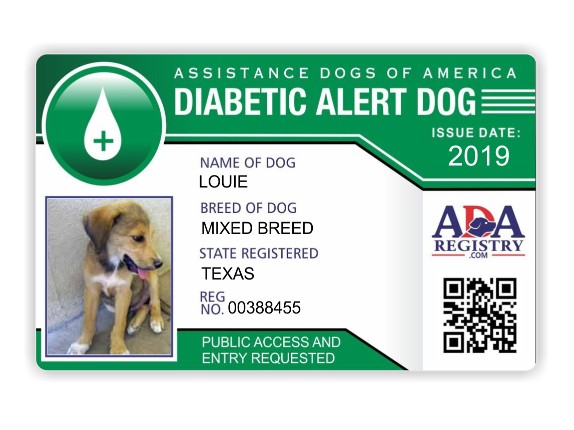 Law Information Ada Assistance Dog Registry