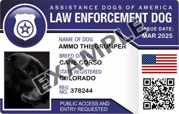 Law Enforcement Dog