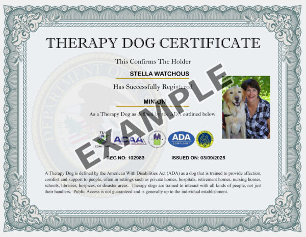 Therapy Dog ID Card - Image 3
