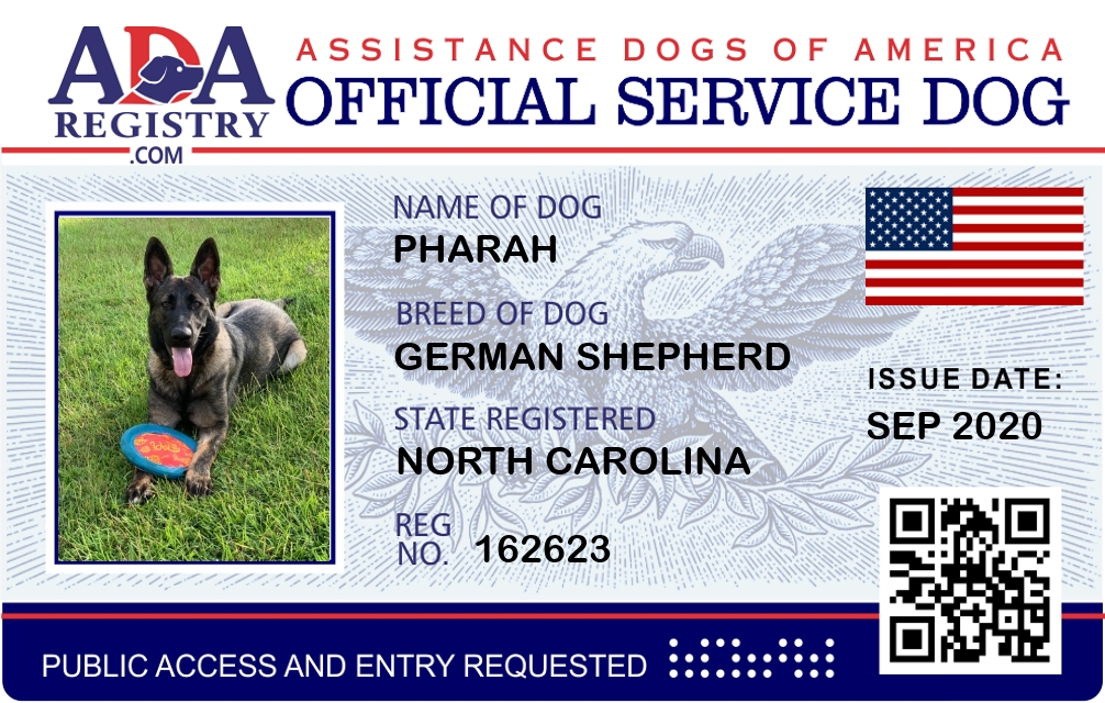 Emotional Support Dog Registration for Dog | ADA Assistance Dog Registry