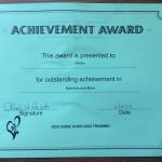 Manners & More Achievement Certification