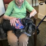 Therapy Visit with a Resident at a Senior Facility